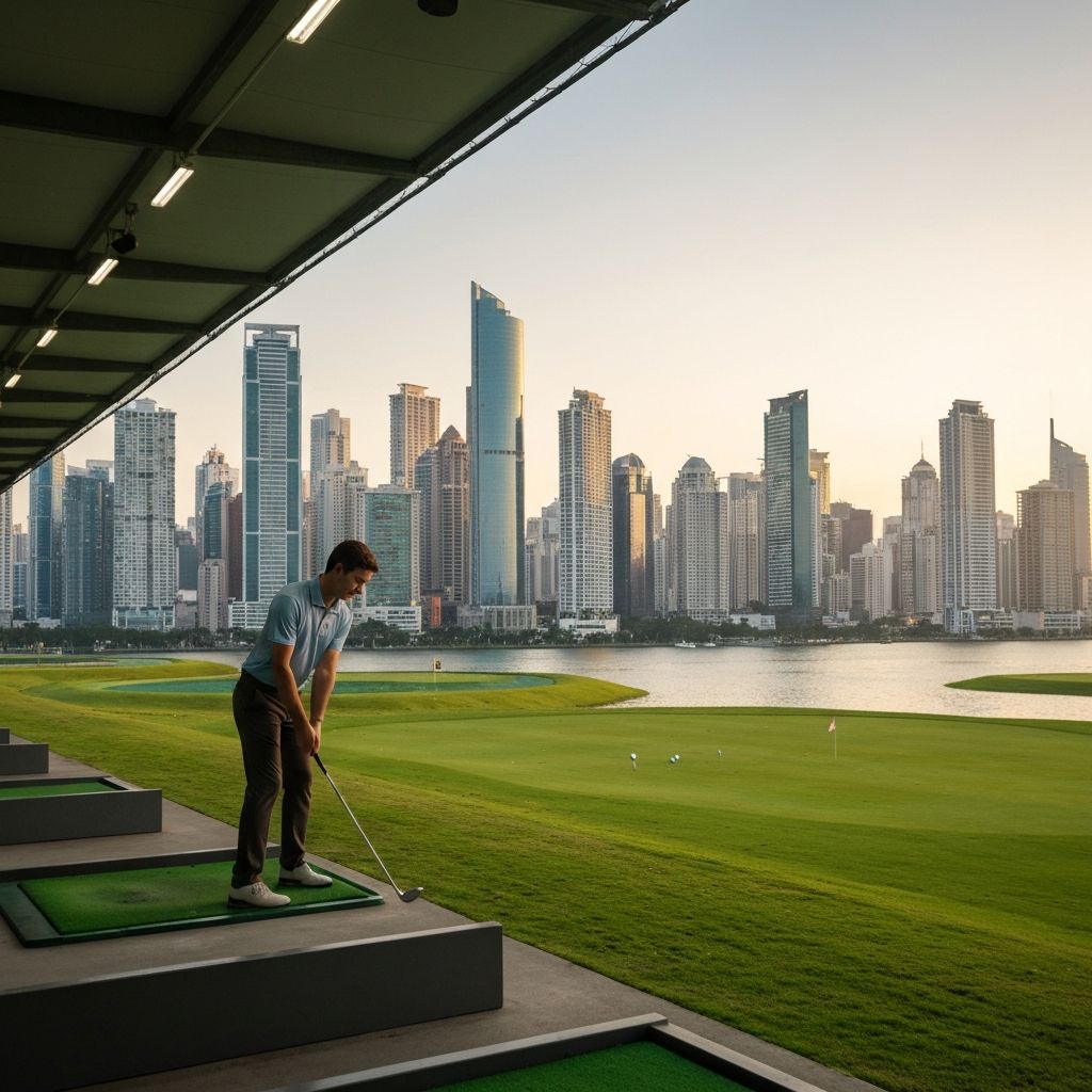 Golf practice at Golfers Inc.